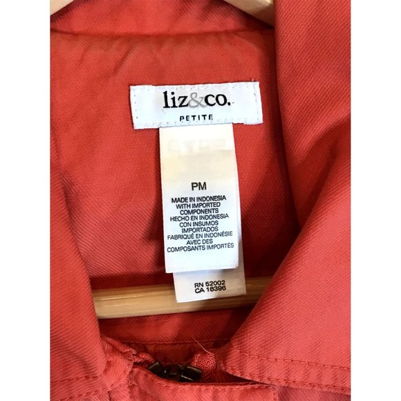 liz & co. Red Utility Jacket - Picture 4 of 9